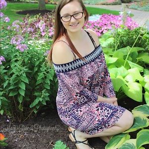 Off the shoulder dress